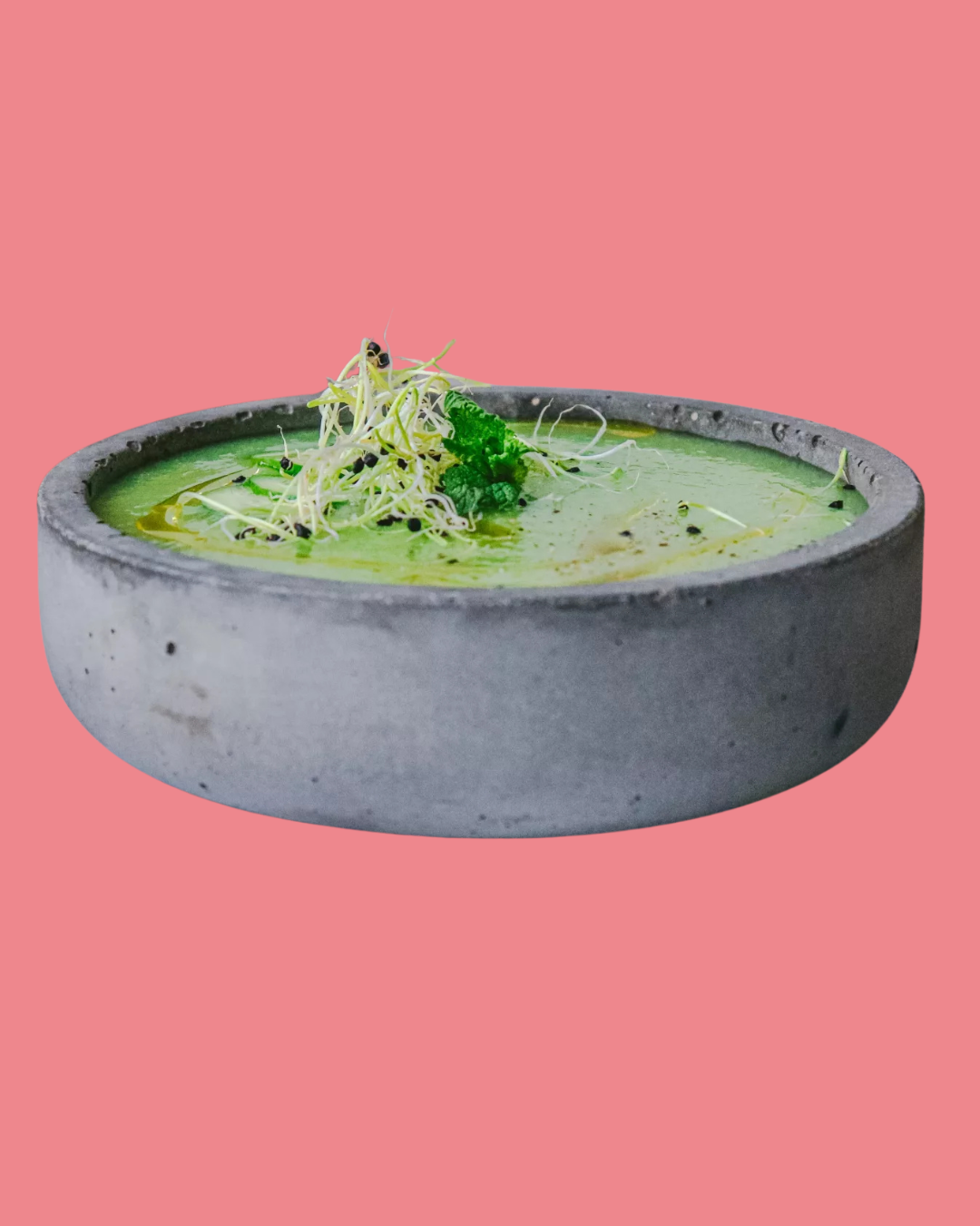 Sopa de Melón Okashi, Pepino y Menta