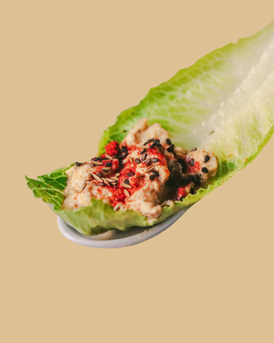 Jimbee Snack relleno de Baba Ganoush