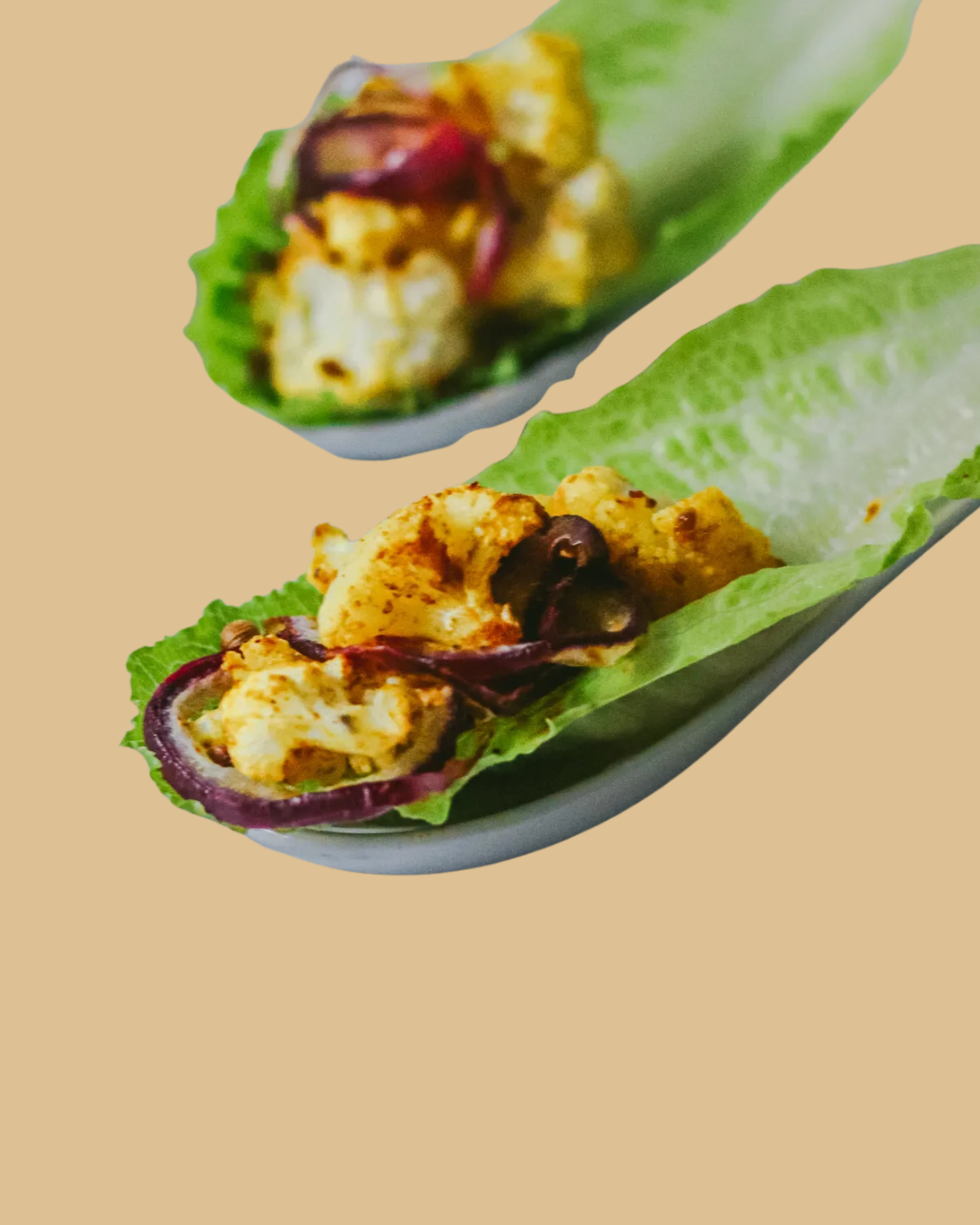 Jimbee Snack con Coliflor al horno