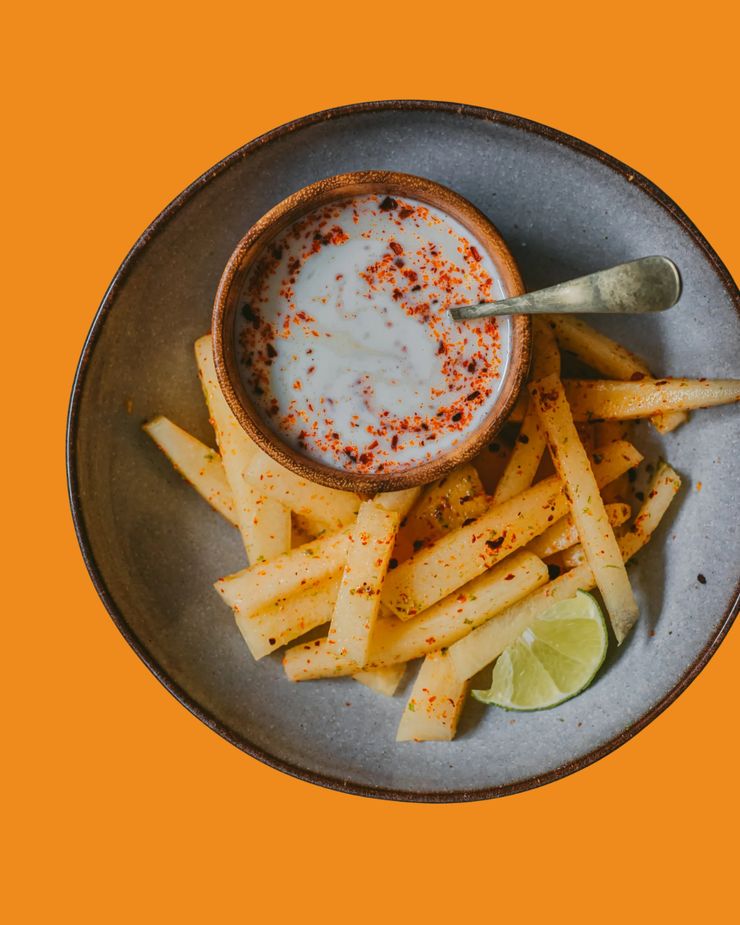 Fries de Melón Waikiki con salsa de yogur