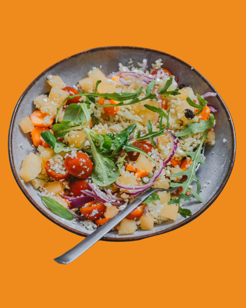 Cuscús de coliflor con Waikiki