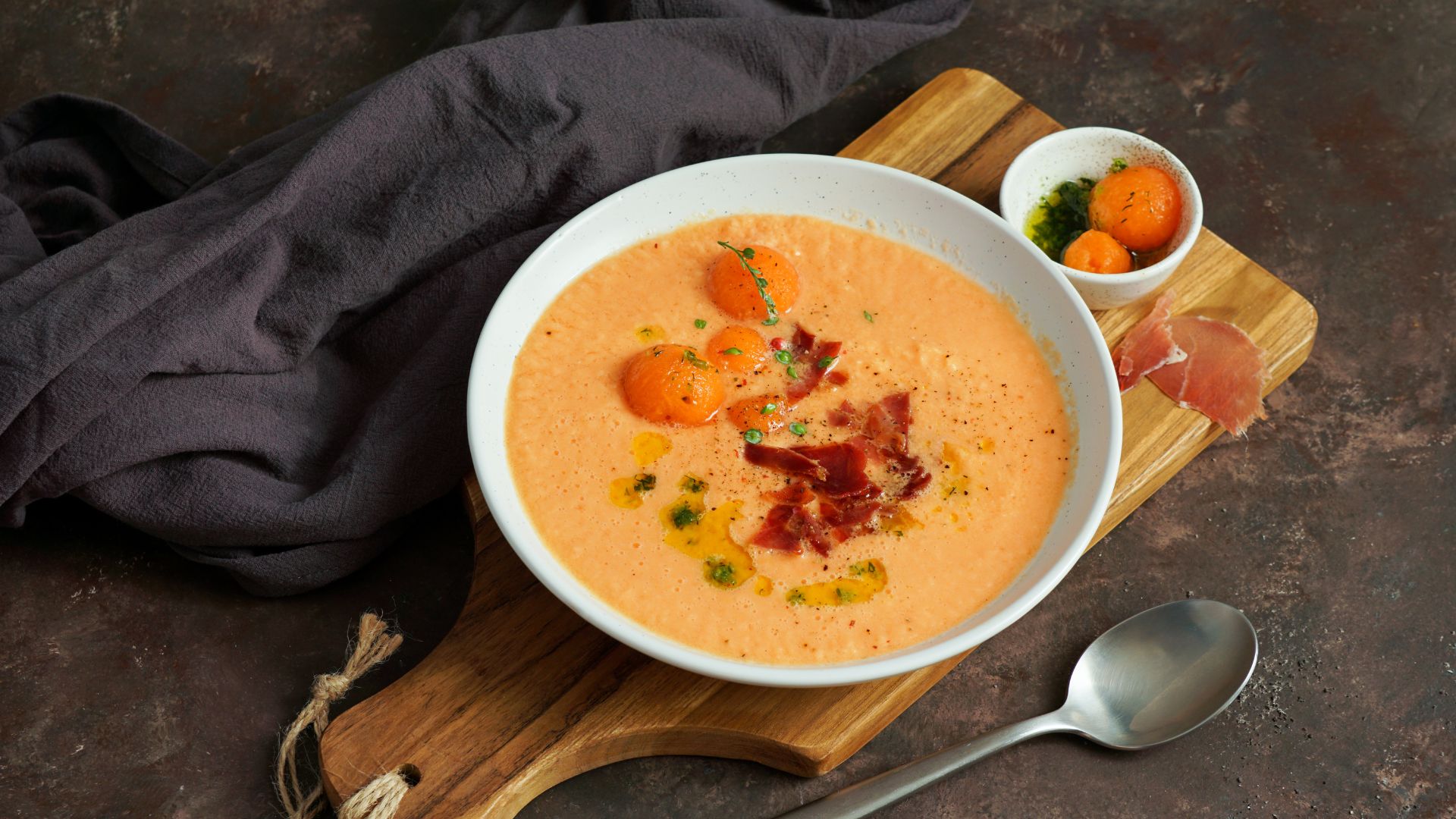 Gazpacho de melón Cantaloupe