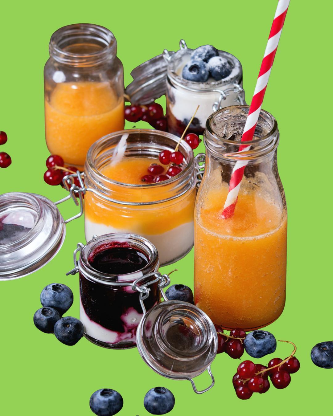 Yogur con mermelada de melón Maui