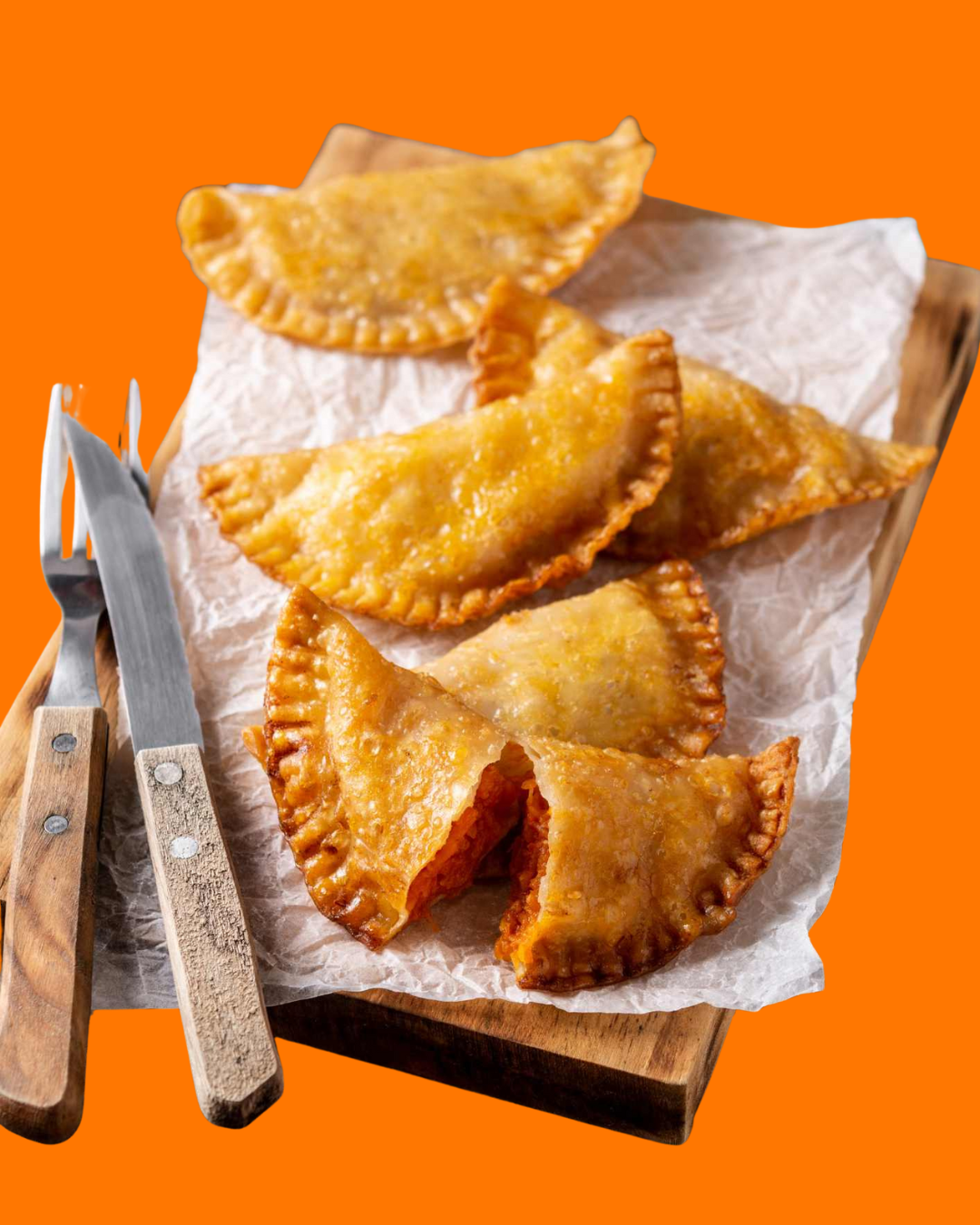 Empanadas de calabaza y queso