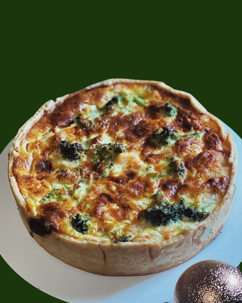 Quiche de Salmón y Brócoli