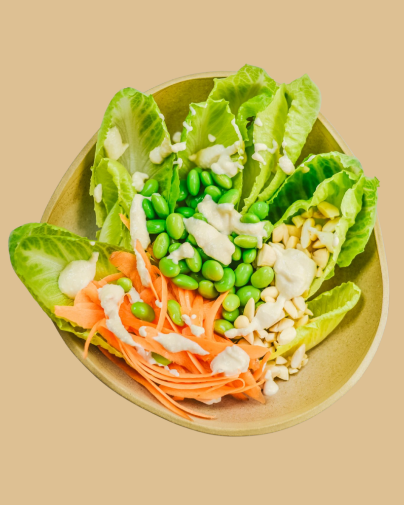 Ensalada crujiente de Edamame