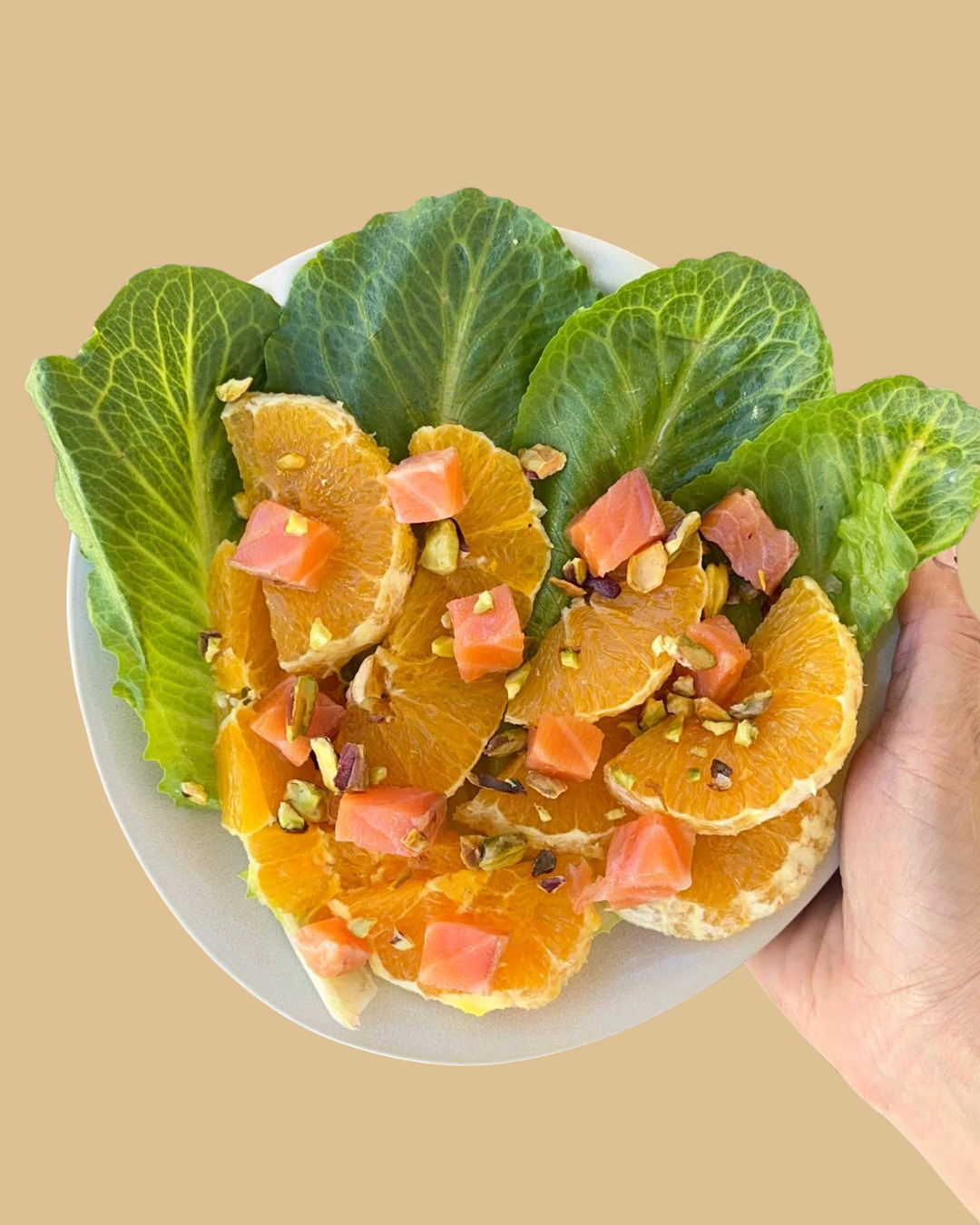 Ensalada de naranja y salmón