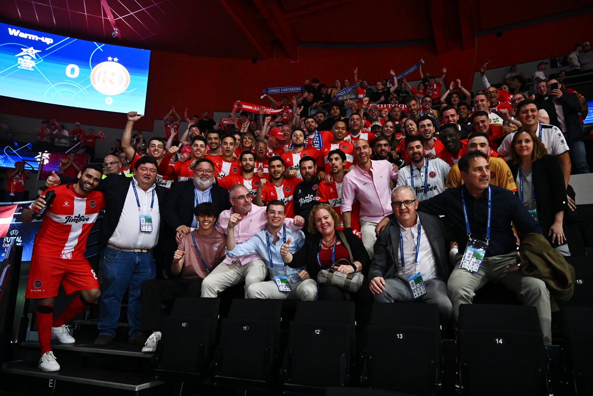 JIMBEE CARTAGENA HACE HISTORIA CON EL BRONCE EUROPEO EN LA UEFA FUTSAL CHAMPIONS LEAGUE