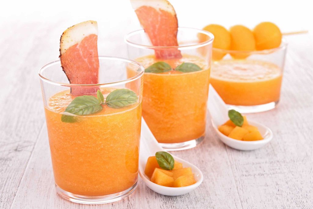 Gazpacho de melón Cantaloupe