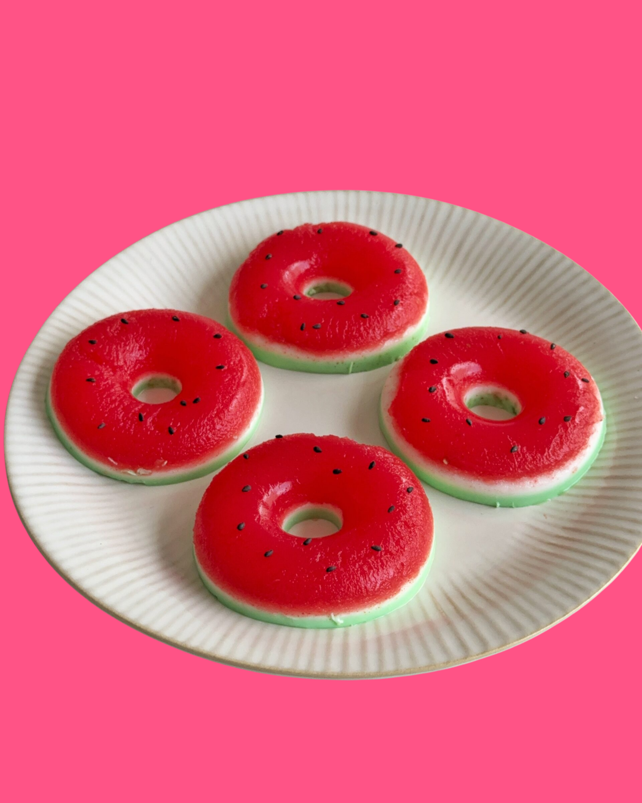 Gominolas de sandía y coco