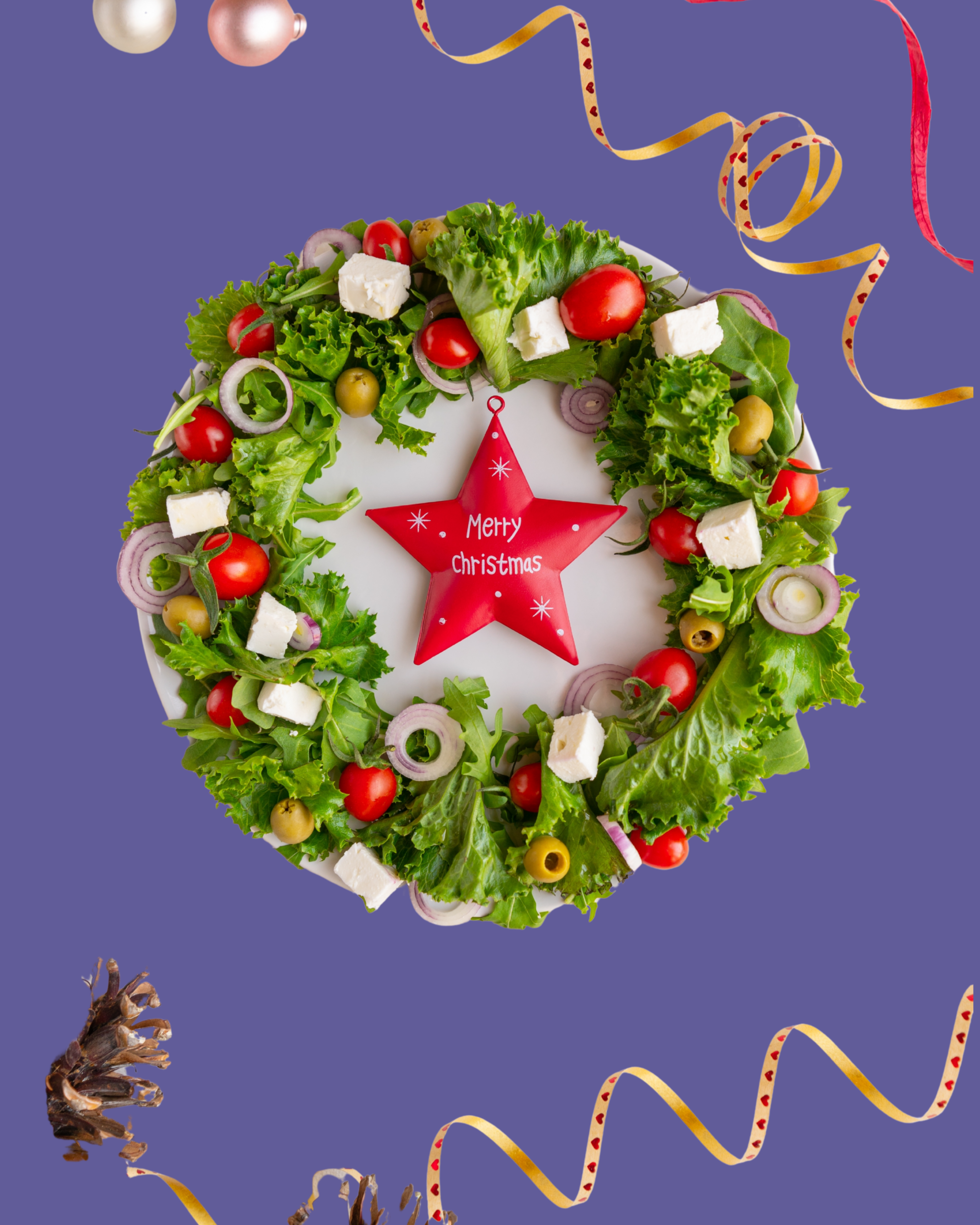 Ensalada Mediterránea con Queso Feta