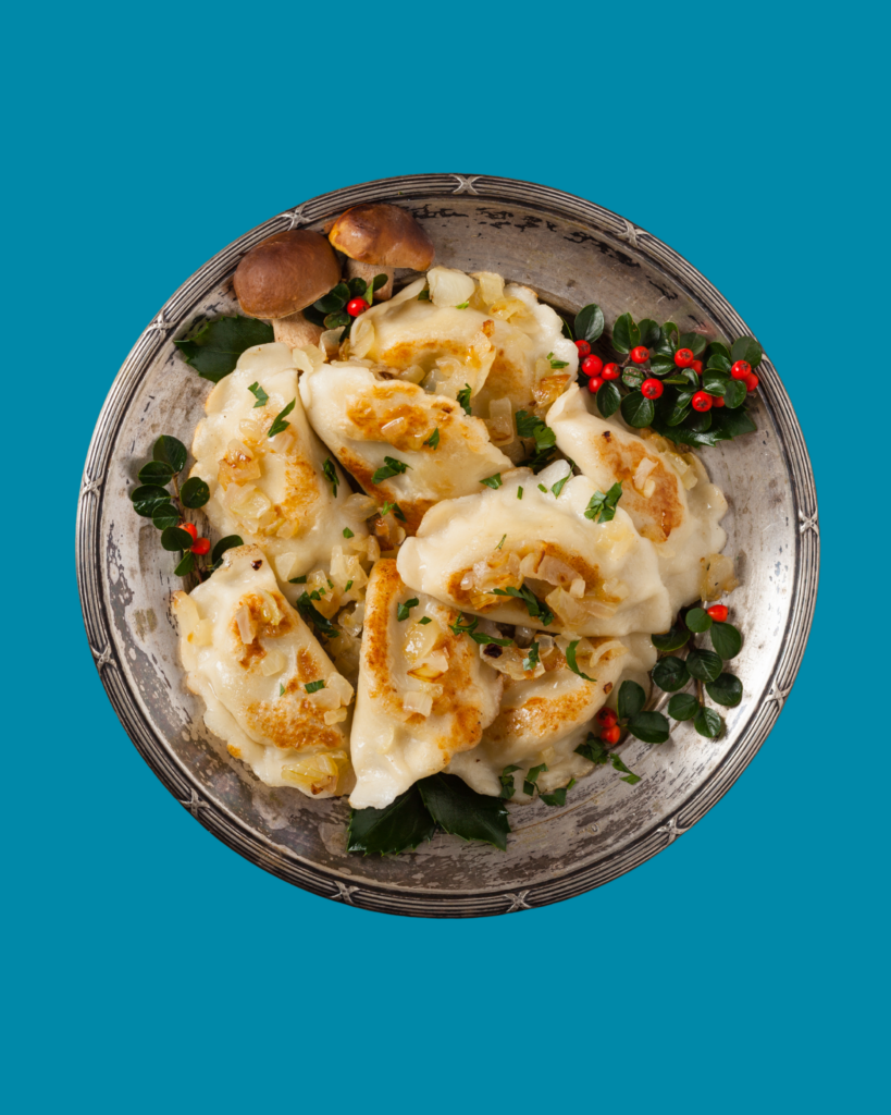 Dumplings de Champiñones y Col Picuda