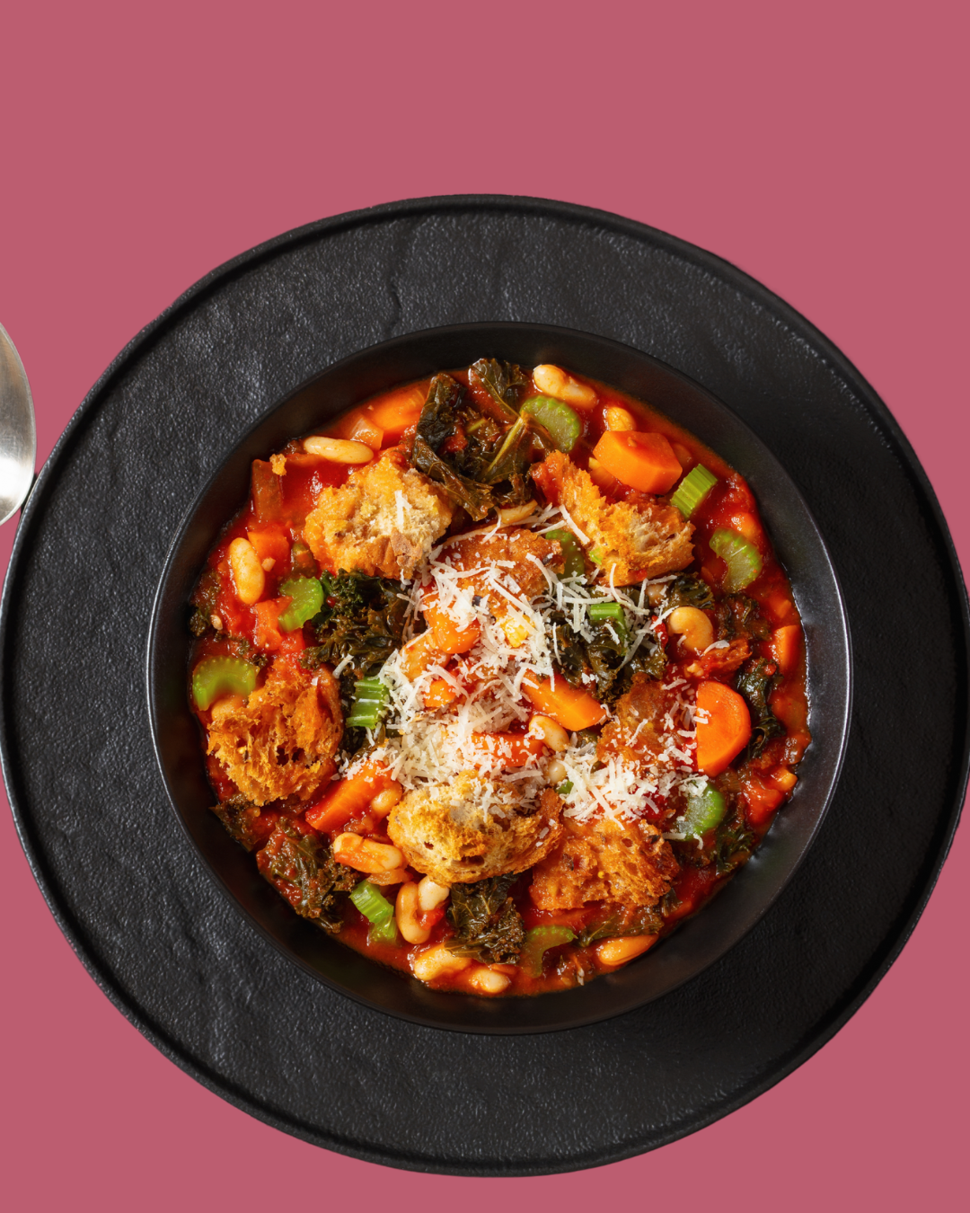 Sopa de Alubias Blancas con Apio y Verduras