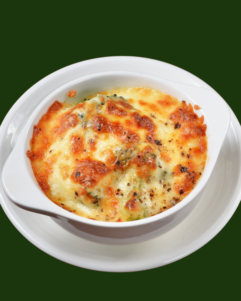 Gratinado de Brócoli con Queso al Horno