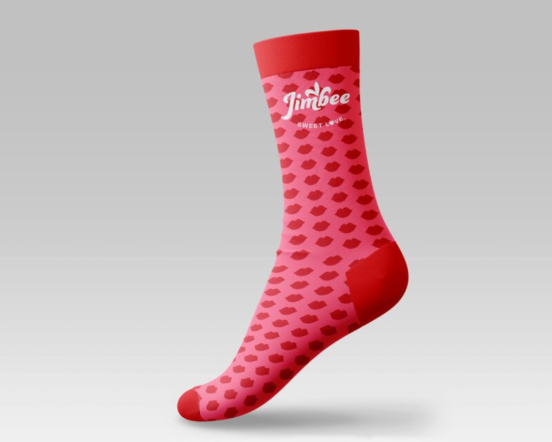 CALCETINES ROSAS JIMBEE