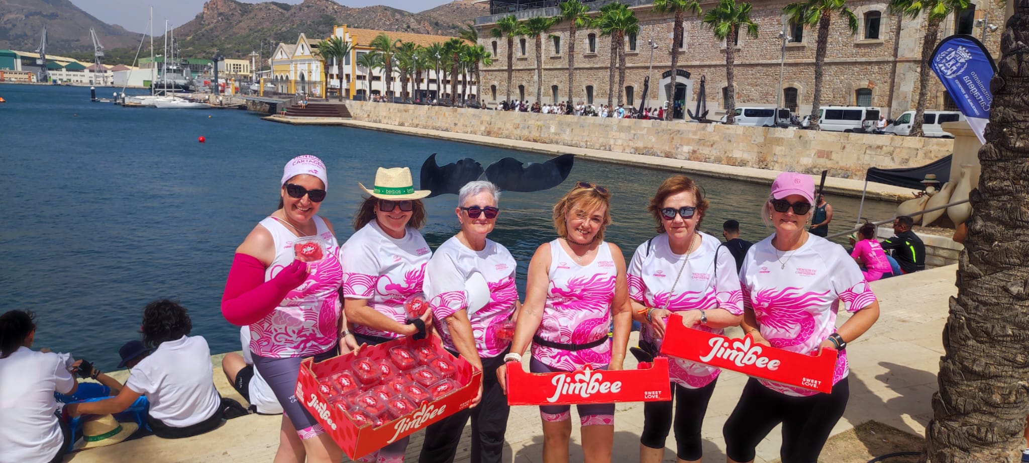 JIMBEE COLABORA EN LA REGATA AUTONÓMICA DE BARCO DRAGÓN DE CARTAGENA.