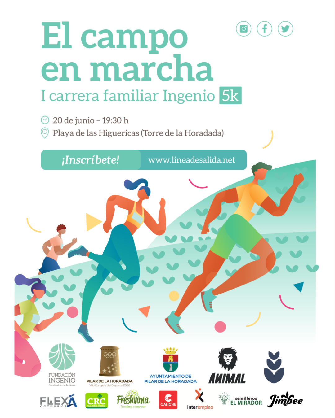 JIMBEE PARTICIPA EN LA CARRERA ‘EL CAMPO EN MARCHA’ PROMOVIENDO UNA HIDRATACIÓN SALUDABLE.